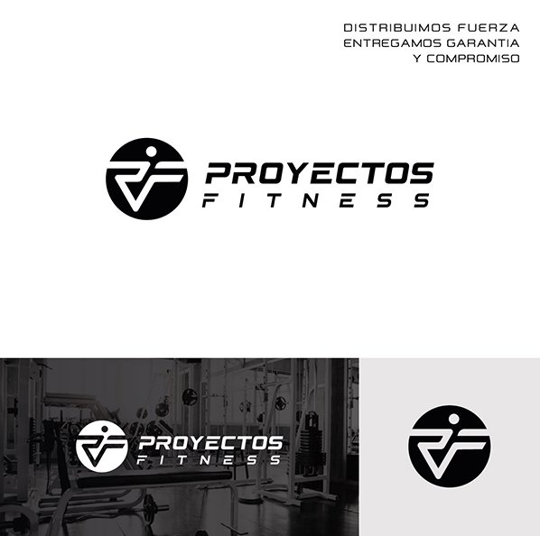 Diseño de Logo Proyectos Fitness, Fabrica y Montaje de Maquinas para GYM