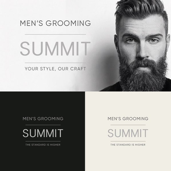 Marca para Estudio premium de cuidado e imagen masculina