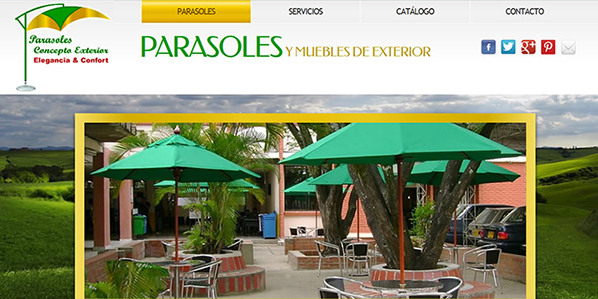 Parasoles y Muebles de Exteriores en Cali Colombia